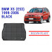 REZAW PLAST Rubber Trunk Mat for BMW X5 E53 1999-2006 All Weather Black