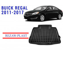 Rezaw-Plast Rubber Trunk Mat for Buick Regal 2011-2017 Black