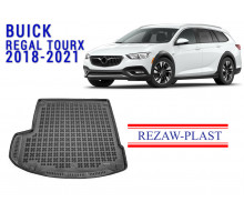 Rezaw-Plast Rubber Trunk Mat for Buick Regal Tourx 2018-2021 Black
