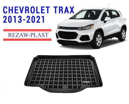 REZAW PLAST Custom Fit Trunk Liner for Chevrolet Trax 2013-2021 Odorless Black