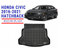 REZAW PLAST Cargo Tray Liner for Honda Civic 2016-2021 Hatchback All Weather Black