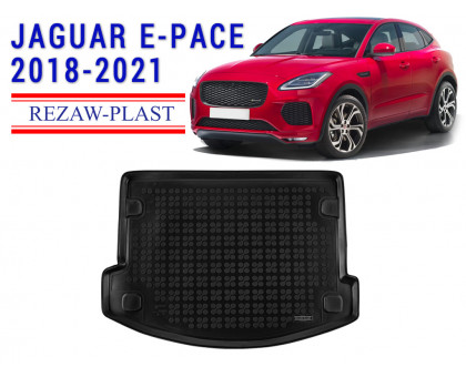 REZAW PLAST Trunk Mat for Jaguar E-Pace 2018-2021 All Season Black