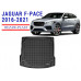REZAW PLAST Rubber Trunk Mat for Jaguar F-Pace 2016-2021 Custom Fit  Black