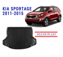 REZAW PLAST Cargo Liner for Kia Sportage 2011-2015 All Season Black