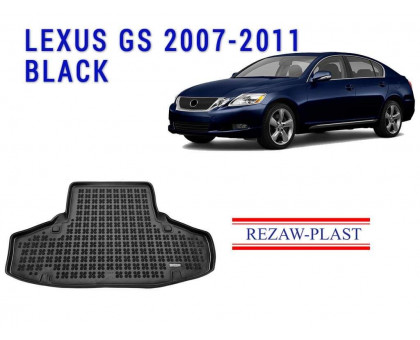 REZAW PLAST Trunk Mat for Lexus GS 2007-2011 All Season Black