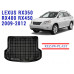 REZAW PLAST Cargo Tray Liner for Lexus RX350 RX400 RX450 2009-2012 Top-Rated Trunk Protection Odor 