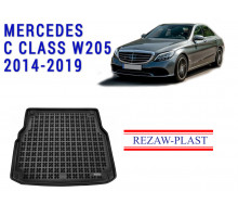 REZAW PLAST Cargo Liner for Mercedes C Class W205 2014-2019 Custom Fit Black