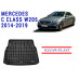 REZAW PLAST Cargo Liner for Mercedes C Class W205 2014-2019 Custom Fit Black
