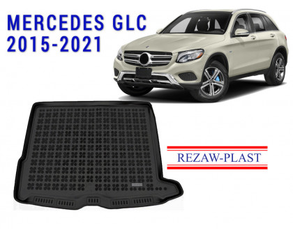 REZAW PLAST Trunk Mat for Mercedes GLC 2015-2021 Custom Fit Durable Protection