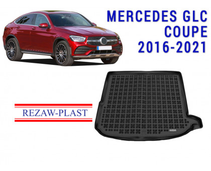 REZAW PLAST Cargo Liner for Mercedes GLC Coupe 2016-2021 Waterproof Black