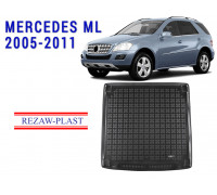REZAW PLAST Cargo Mat for Mercedes ML 2005-2011 Top-Quality Trunk Mat Non Slip Odor