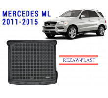 REZAW PLAST Trunk Mat for Mercedes ML 2011-2015 Durable Trunk Organizer Elastic Soft