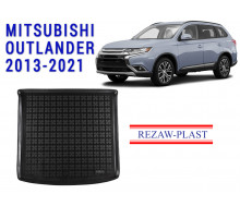 Rezaw-Plast Rubber Trunk Mat for Mitsubishi Outlander 2013-2021 Black