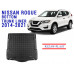 REZAW PLAST Cargo Mat for Nissan Rogue Bottom Trunk Liner 2014-2021 Custom Fit Black