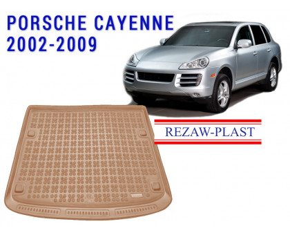 REZAW PLAST Cargo Protector for Porsche Cayenne 2002-2009 All Weather Molded Non Slip