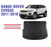 Rezaw-Plast Rubber Trunk Mat for Range Rover Evoque 2011-2018 Black