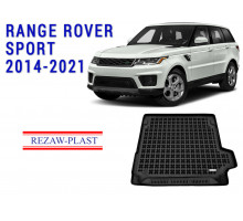 Rezaw-Plast Rubber Trunk Mat for Range Rover Sport 2014-2021 Black