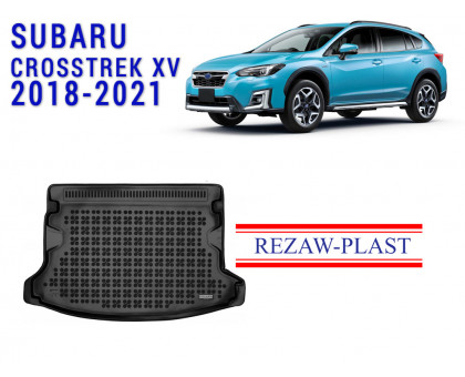REZAW PLAST Cargo Liner for Subaru Crosstrek XV 2018-2021 Durable Rubber Trunk Mat