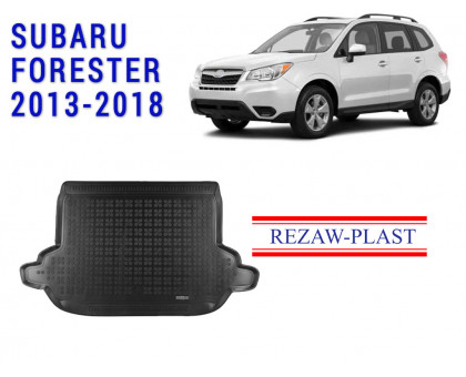 REZAW PLAST Cargo Mat for Subaru Forester 2013-2018 Waterproof Black 