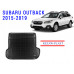 REZAW PLAST Cargo Cover for Subaru Outback 2015-2019 Custom Fit Black