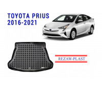 REZAW PLAST Precision Fit Cargo Liner for Toyota Prius 2016-2021 Custom Fit Black 