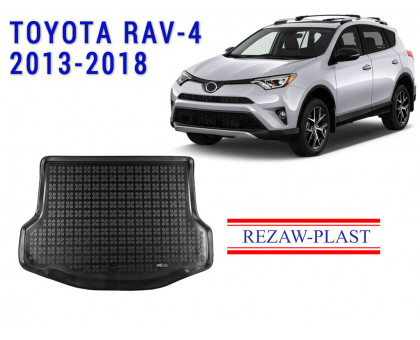 REZAW PLAST Cargo Mat for Toyota RAV-4 2013-2018 All Season Black