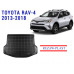 REZAW PLAST Cargo Mat for Toyota RAV-4 2013-2018 All Season Black