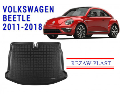 REZAW PLAST Cargo Mat for Volkswagen Beetle 2011-2018 Top-Quality Trunk Liner