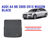 REZAW PLAST Rubber Cargo Liner for Audi A4 B8 2009-2015 Wagon All Season Black