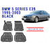 REZAW PLAST Floor Liners for BMW 5 Series E39 1995-2003 Anti-Slip Black 