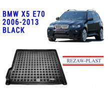 REZAW PLAST Cargo Tray Liner for BMW X5 E70 2006-2013 All Season Black