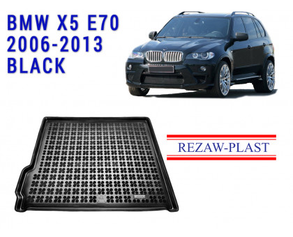 REZAW PLAST Cargo Tray Liner for BMW X5 E70 2006-2013 All Season Black