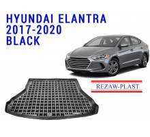 REZAW PLAST Cargo Liner for Hyundai Elantra 2017-2020 Durable Rubber Trunk Mat
