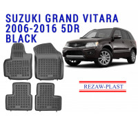 REZAW PLAST Custom Fit Floor Mats for Suzuki Grand Vitara 2006-2016 5DR All-Weather