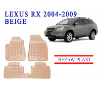 REZAW PLAST Floor Liners for Lexus RX 2004-2009 Durable Beige