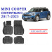 REZAW PLAST Rubber Car Mats for Mini Cooper Countryman II 2017-2023 All Season Black
