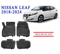 REZAW PLAST Floor Liners for Nissan Leaf 2018-2024 Custom Fit Black