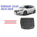 REZAW PLAST Cargo Mat for Nissan Leaf 2018-2024 All Weather Black