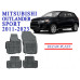 REZAW PLAST Floor Mats for Mitsubishi Outlander Sport 2011-2023 All Weather Black