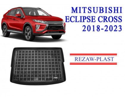 REZAW PLAST Cargo Mat for Mitsubishi Eclipse Cross 2018-2023 Odorless Black