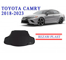 REZAW PLAST Premium Cargo Tray for Toyota Camry 2018-2023 Custom Fit Black