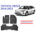 REZAW PLAST Tailored Floor Mats for Toyota Prius 2016-2023 Waterproof Black