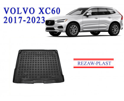 REZAW PLAST Cargo Liner for Volvo XC60 2017-2023 All Weather Black