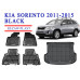 REZAW PLAST Auto Mats Tailored for Kia Sorento 2011-2015 Durable Black