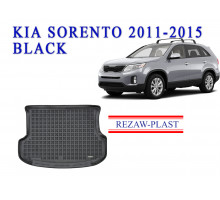 REZAW PLAST Cargo Mat for Kia Sorento 2011-2015 Anti-Slip Black
