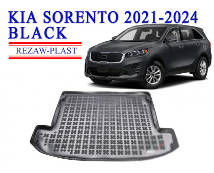 REZAW PLAST Cargo Mat for Kia Sorento 2021-2024 All Weather Black