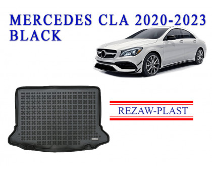 REZAW PLAST Cargo Liner for Mercedes CLA 2020-2023 Durable Black