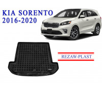 REZAW PLAST Cargo Tray Liner for Kia Sorento 2016-2020 Odorless Black