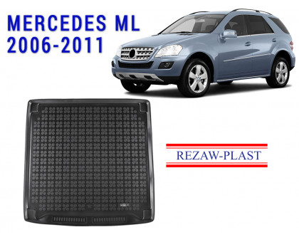 REZAW PLAST Cargo Mat for Mercedes ML 2006-2011 Custom Fit Black