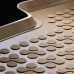 REZAW PLAST Premium Floor Liners for BMW 4 Series 2014-2021 Anti-Slip Beige